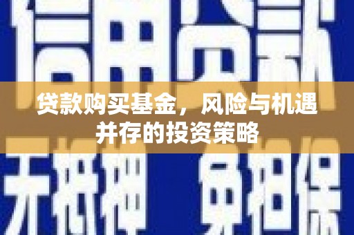 宁江贷款购买基金，风险与机遇并存的投资策略