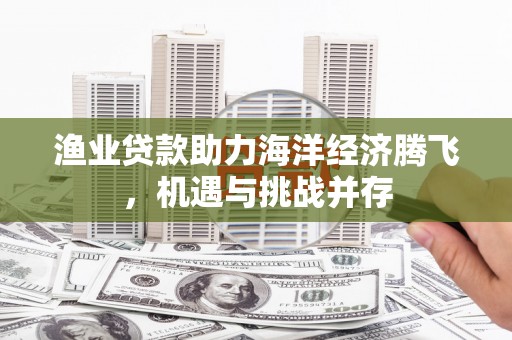 宁江渔业贷款助力海洋经济腾飞，机遇与挑战并存