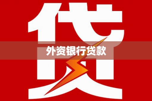 宁江外资银行贷款