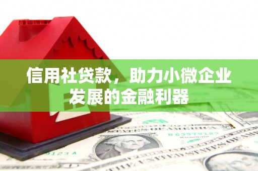 宁江信用社贷款，助力小微企业发展的金融利器