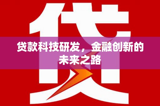 宁江贷款科技研发，金融创新的未来之路
