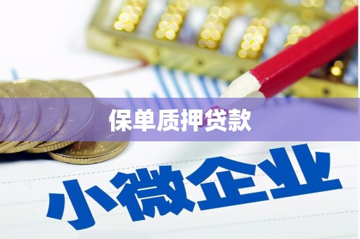 宁江保单质押贷款