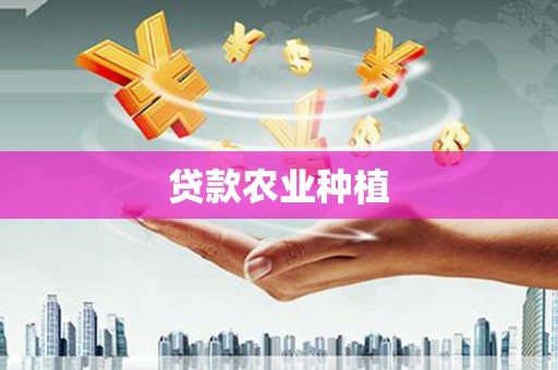 宁江贷款农业种植