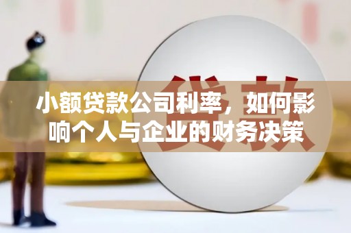 宁江小额贷款公司利率，如何影响个人与企业的财务决策