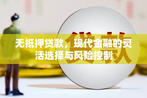 宁江无抵押贷款，现代金融的灵活选择与风险控制