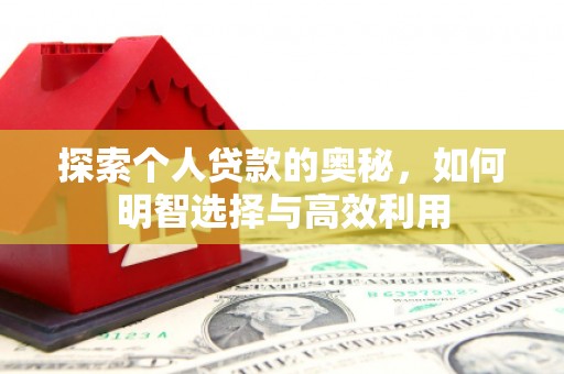 宁江探索个人贷款的奥秘，如何明智选择与高效利用
