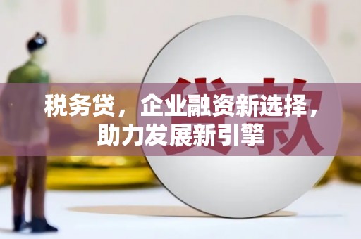 宁江税务贷，企业融资新选择，助力发展新引擎