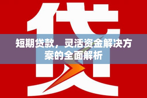 宁江短期贷款，灵活资金解决方案的全面解析