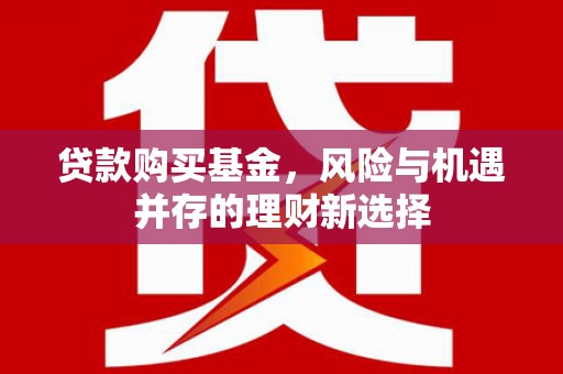 宁江贷款购买基金，风险与机遇并存的理财新选择