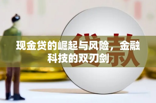 宁江现金贷的崛起与风险，金融科技的双刃剑