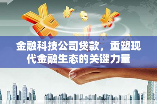 宁江金融科技公司贷款，重塑现代金融生态的关键力量