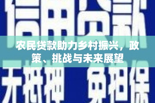 宁江农民贷款助力乡村振兴，政策、挑战与未来展望