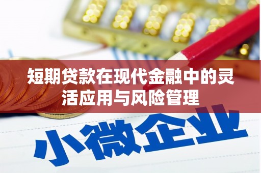 宁江短期贷款在现代金融中的灵活应用与风险管理