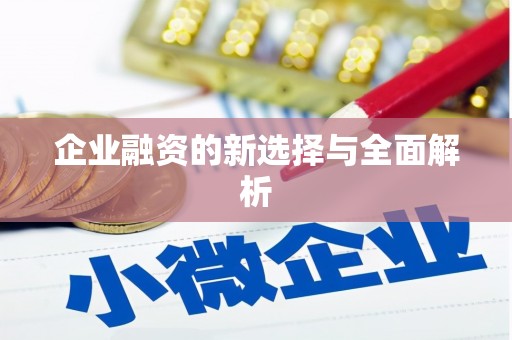 宁江企业融资的新选择与全面解析