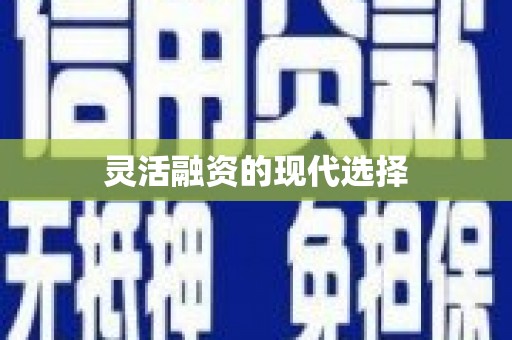 宁江灵活融资的现代选择